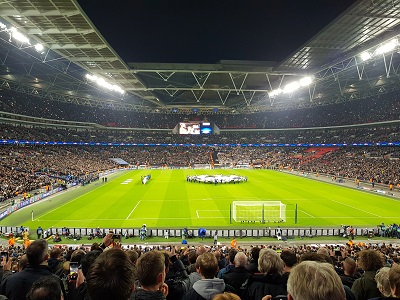 Spurs played Real Madrid at Wembley Stadium in November 2017