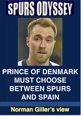 Prince of Denmark must choose between Spurs and Spain