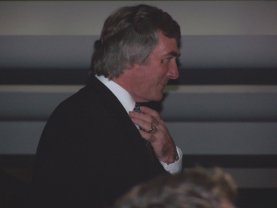 Spurs Legend Pat Jennings makes his entrance at his Induction into the Spurs Hall of Fame on October 21st 2004