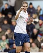 Michael Dawson celebrates the equaliser for Spurs in this season's away game. He could make his return to the team tomorrow