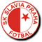 The official crest of Slavia Prague