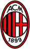 The club logo of AC Milan