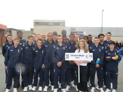 The Spurs U-17 squad for the Northern Ireland Milk Cup tournament 2012