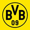 The club logo of Borussia Dortmund