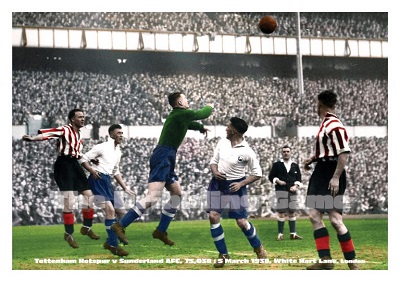 Spurs v Sunderland 5th March, 1938