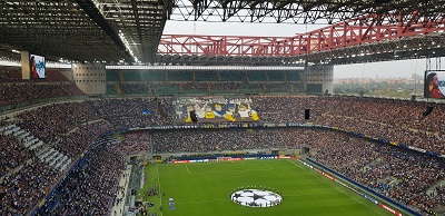 Inter's Ultra fans in the San Siro