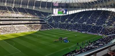 The first game at New White Hart Lane