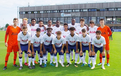 Spurs U-21 squad Brittany July 2018