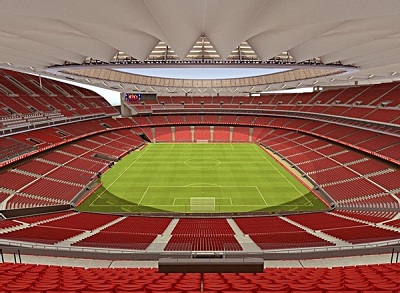The Wanda Metropolitano Stadium, Madrid