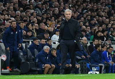 Spurs head coach Jose Mourinho