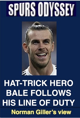 Hat-trick hero Bale follows his line of duty