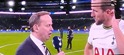 Harry Kane interviewed after his 267th spurs goal