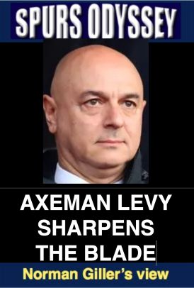 Axeman Levy sharpens the blade