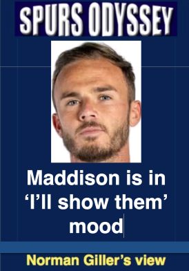 Maddison is in I'll show them mood