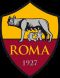 The club logo of Roma