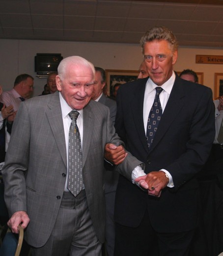 Bill Nicholson and Martin Chivers