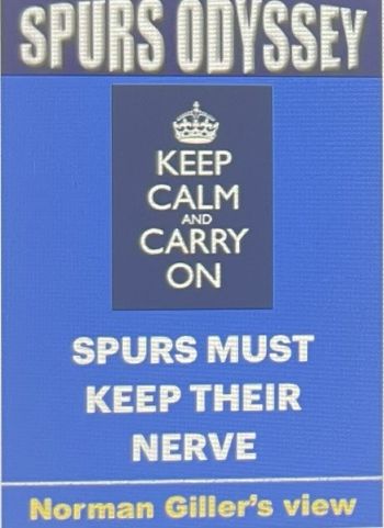 Spurs must keep their nerve