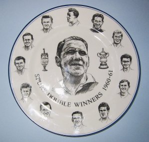 Spurs Double Commemorative Plate